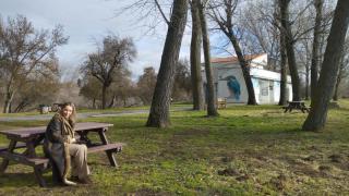 La concejala Marta Labrador visita la Isla del Soto