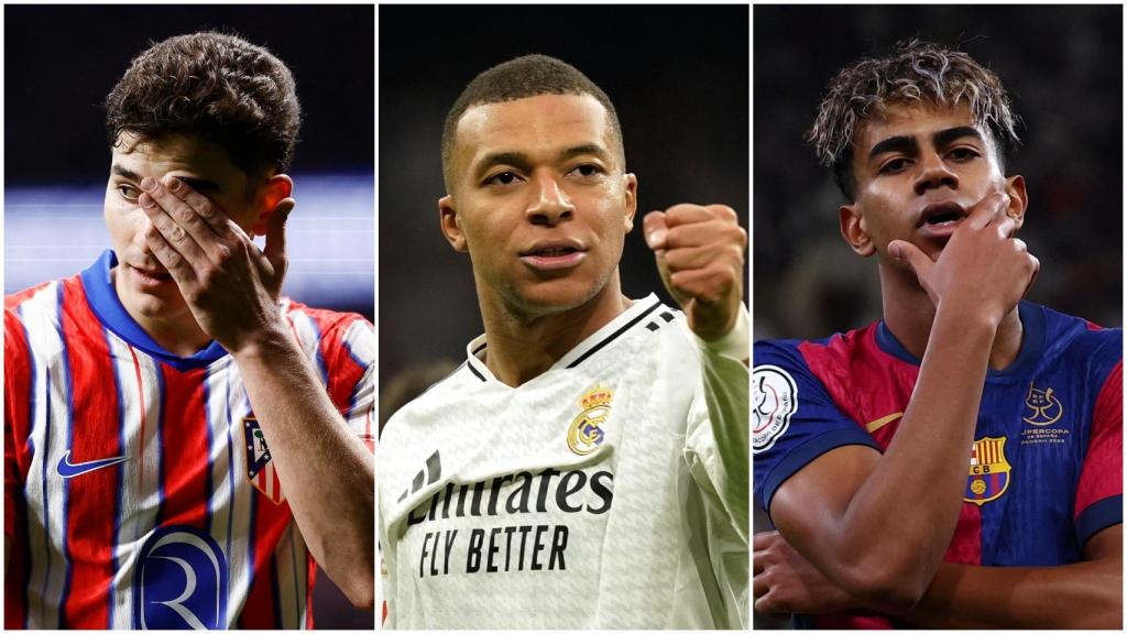 Julián Álvarez, Mbappé y Lamine Yamal