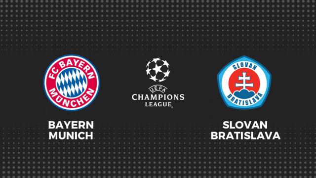 Bayern Munich - Slavia Bratislava, fútbol Champions League en directo
