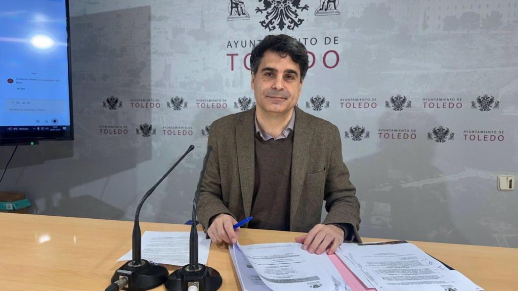 Juan José Alcalde, portavoz del equipo de Gobierno de Toledo. Foto: Ayuntamiento.