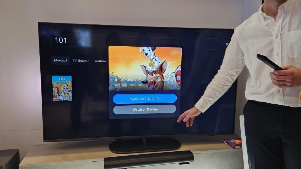 Titan OS, función de búsqueda directa