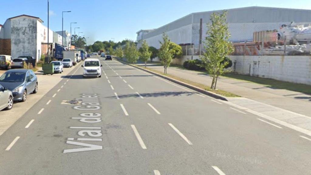 Vía de Galilelo, en el polígono del Tambre.