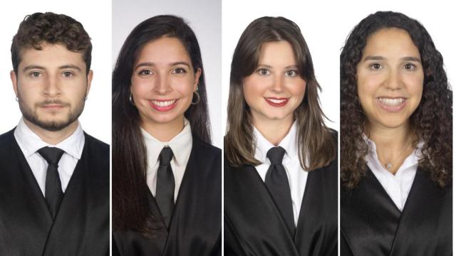 De izquierda a derecha, Raúl Fernández,  Alba Fernández,  María Escolano y Raquel Tormo.