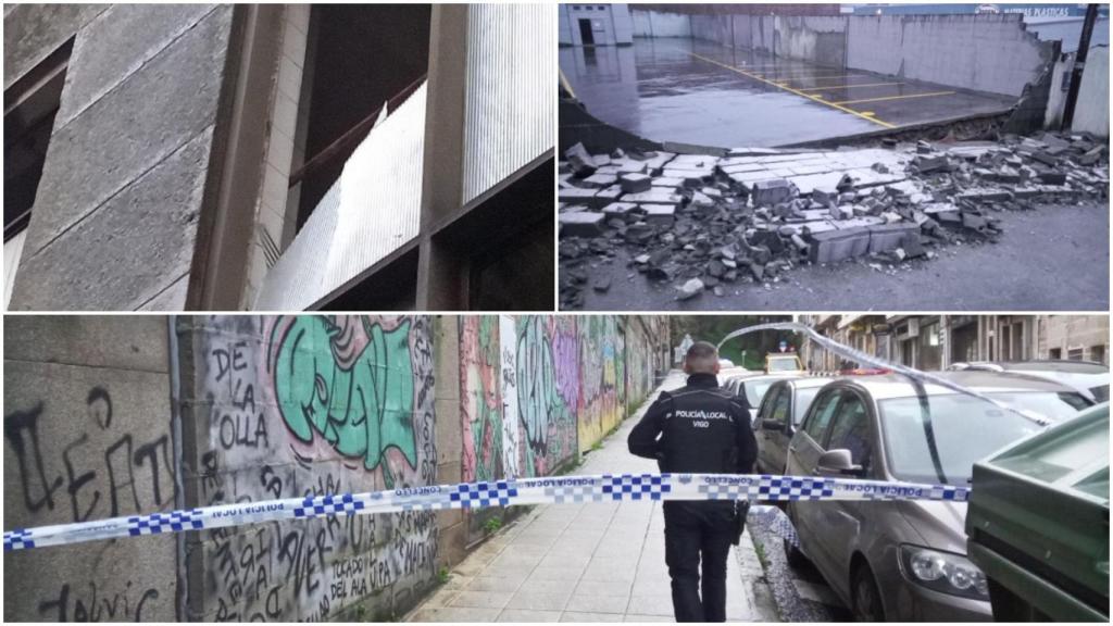 El temporal continúa causando incidencias en Vigo: Estos son las que más se repiten