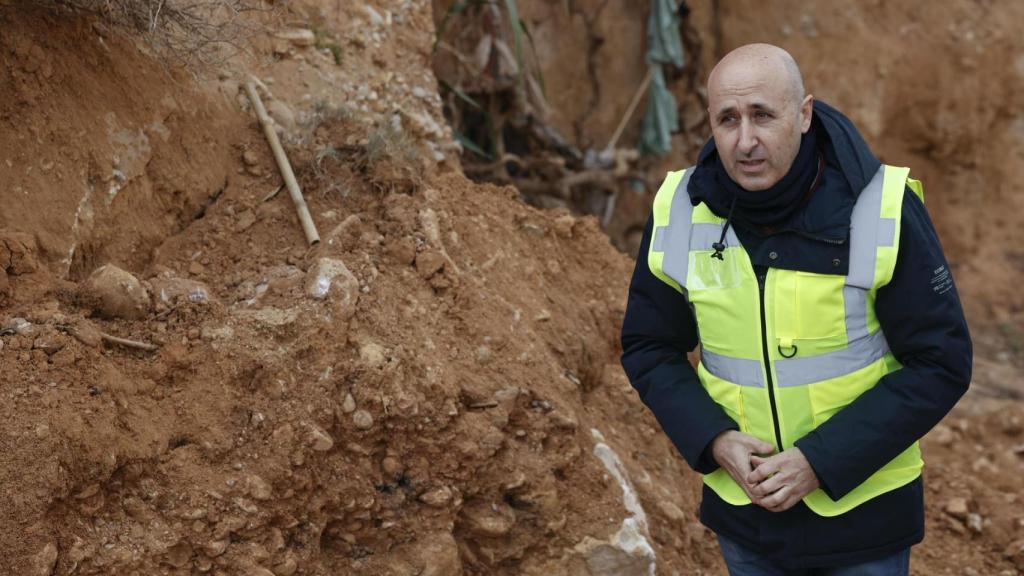 Miguel Polo, en su visita a Torrent. Efe / Biel Aliño