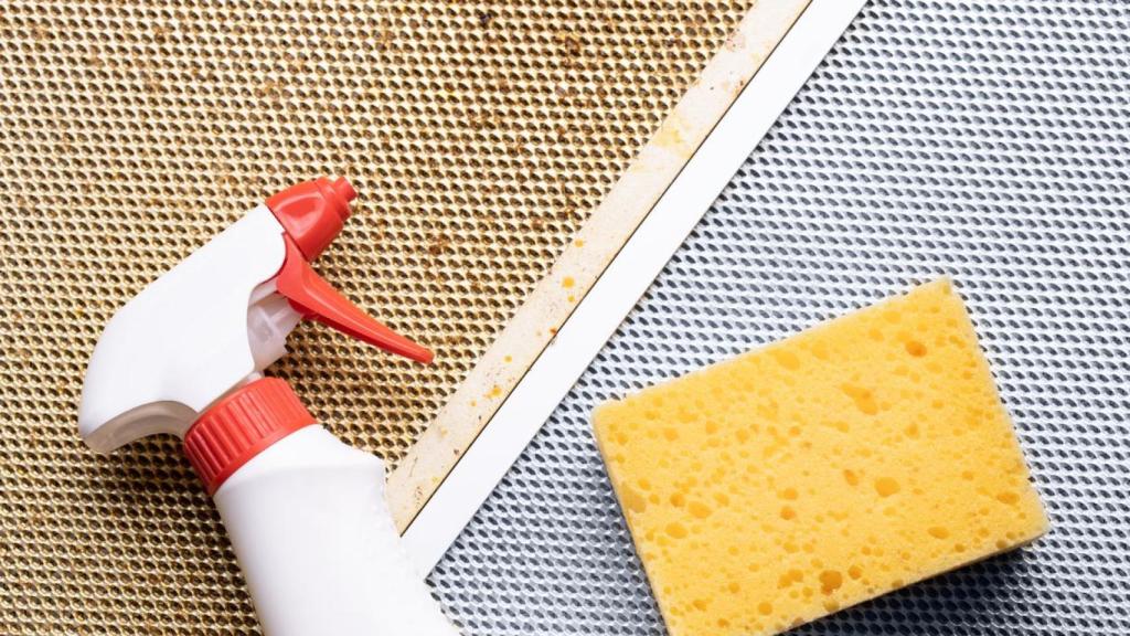 Filtro de la campana extractora con grasa.