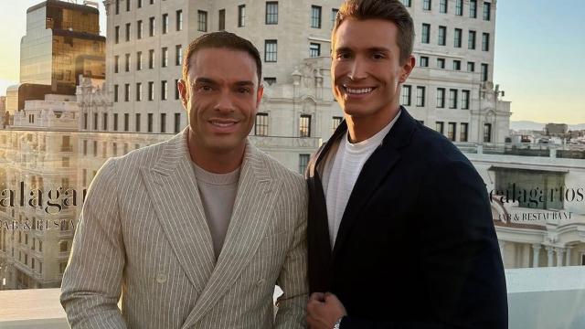 Hugo Fuertes y Antonio Rossi se despiden de su amigo.