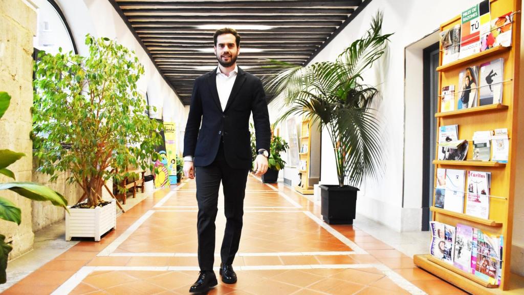 Rodrigo Nieto atiende a EL ESPAÑOL de Castilla y León