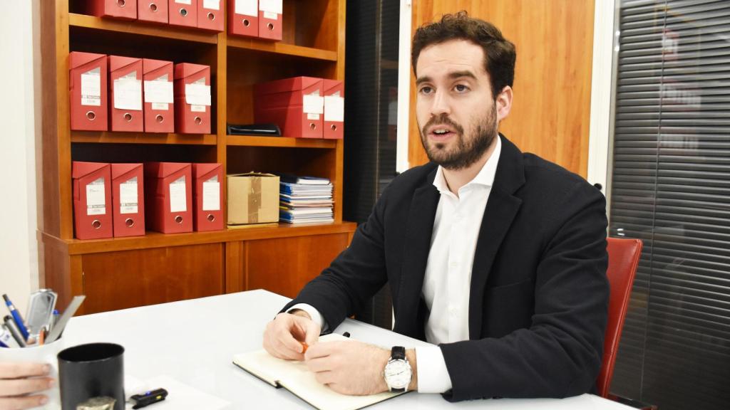 Rodrigo Nieto durante la entrevista