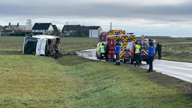 Imagen del accidente.