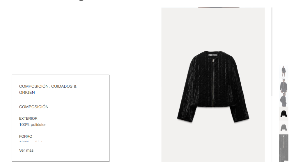 Cazadora acolchada. Ref. 5071/022/800