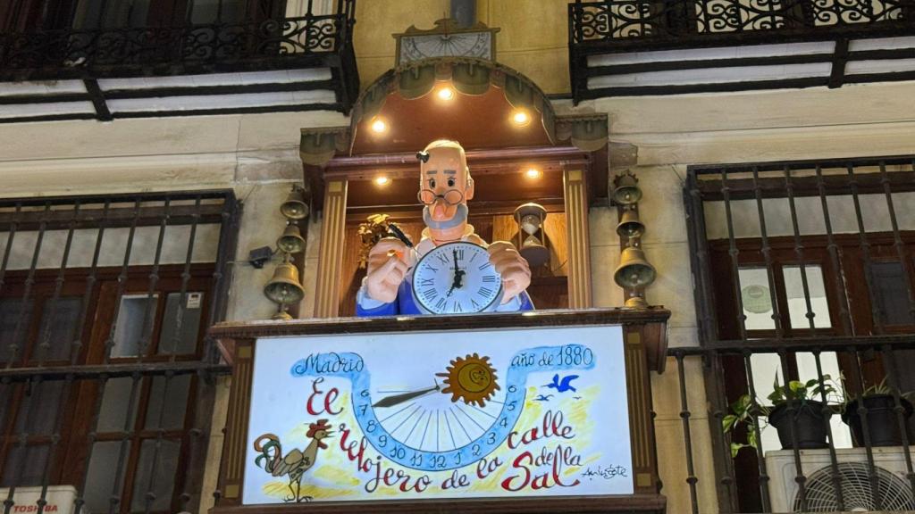 El relojero autómata de la Antigua Relojería.