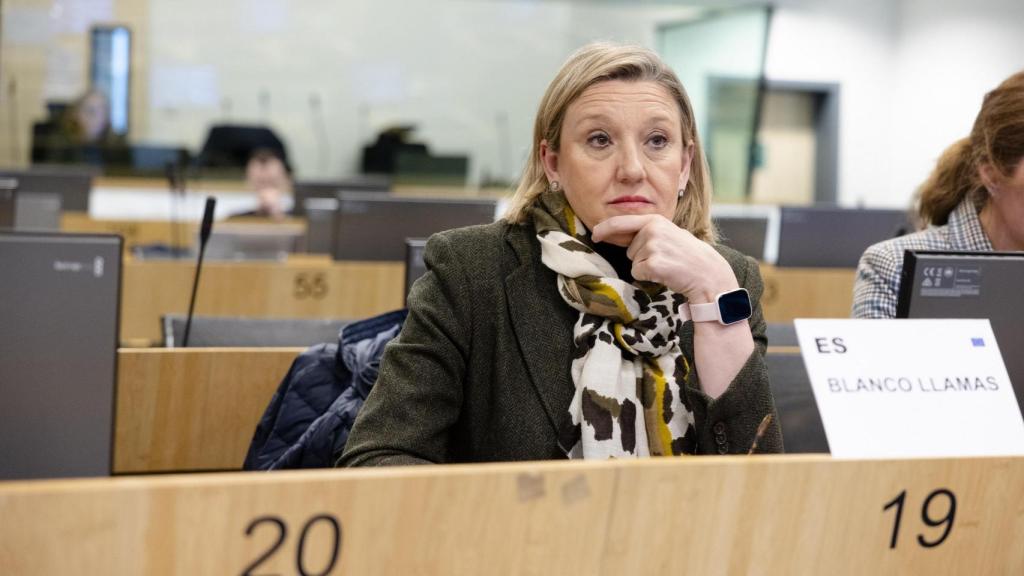 Isabel Blanco, en Bruselas