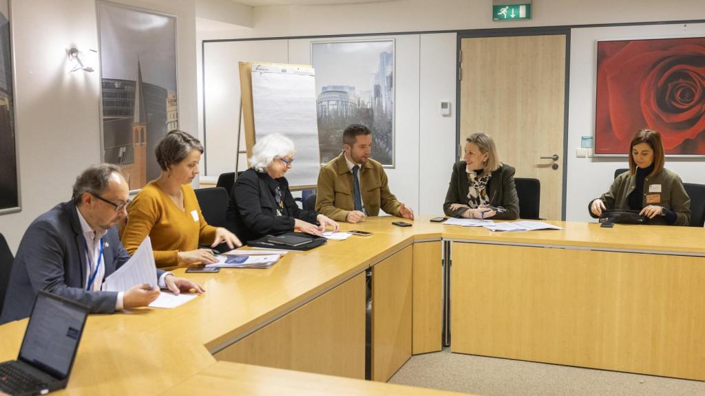 La vicepresidenta de la Junta de Castilla y León, Isabel Blanco, se ha reunido hoy con Isabelle Boudineau, miembro del Consejo Regional de Nueva Aquitania —Francia—