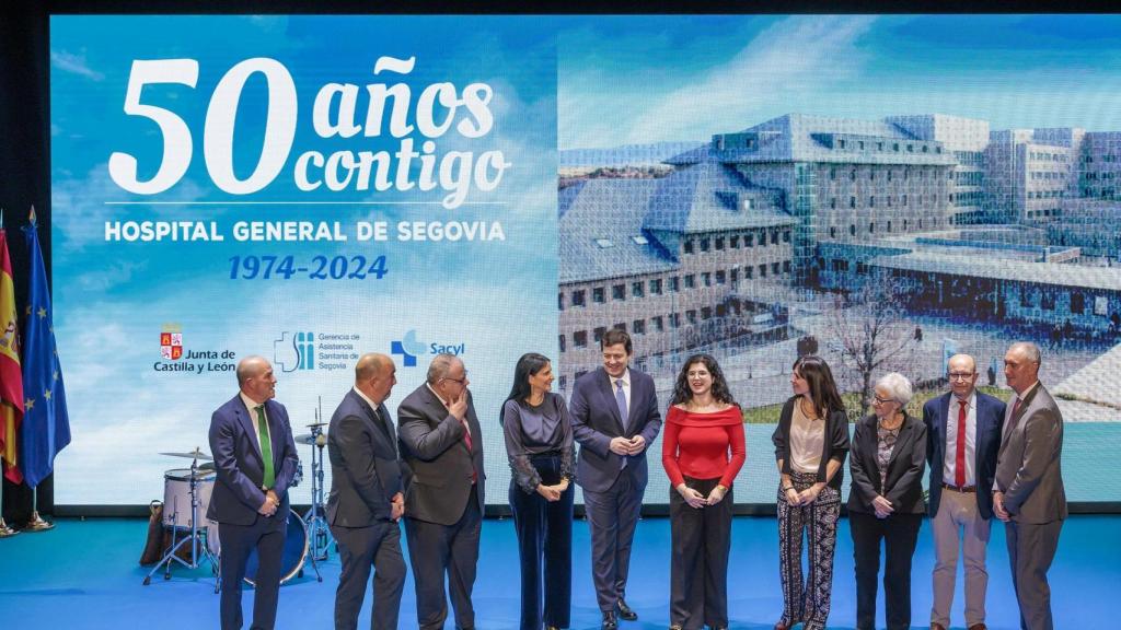 Mañueco asiste al 50 aniversario del Hospital General de Segovia