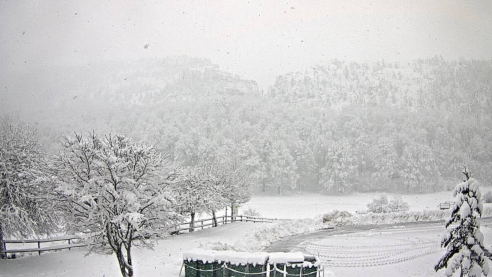 Nieve en el Pirineo oscense.