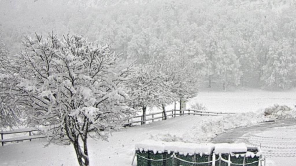 Nieve en el Pirineo oscense.