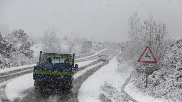 Nevada en El Bierzo. Archivo