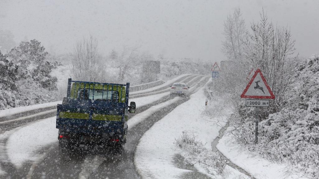 Nevada en El Bierzo. Archivo