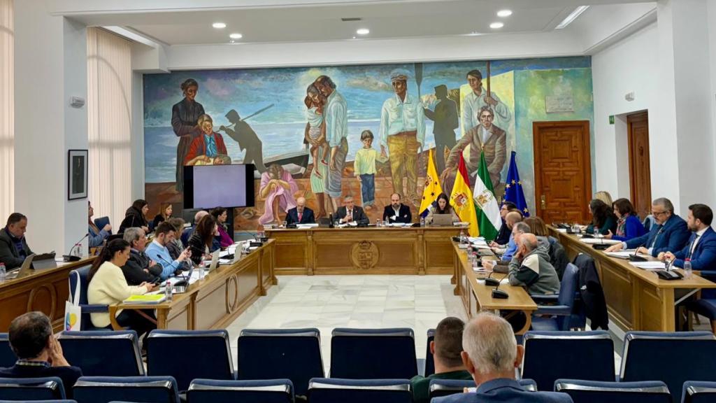 El pleno del Ayuntamiento de Rincón de la Victoria celebrado este jueves.