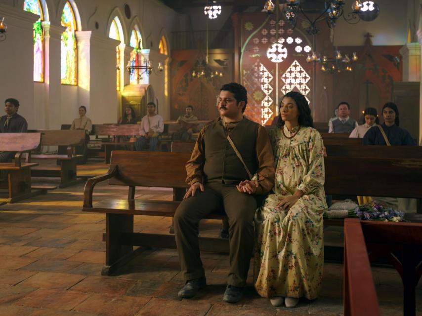 Johanna Angulo en una de las escenas de la serie.