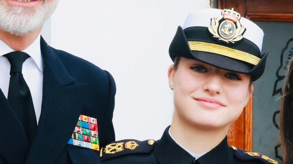 El Rey y Leonor, en Cádiz el pasado 11 de enero.