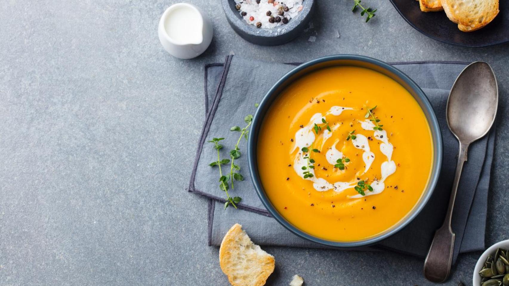 Crema de zanahoria.
