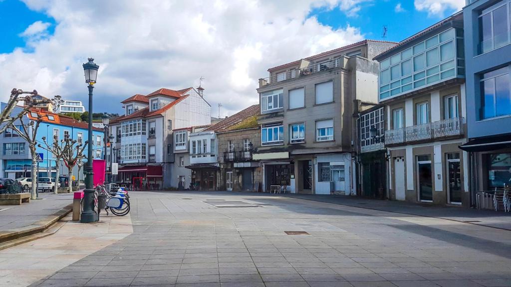 Plaza da Liberdade en Carril, uno de los lugares elegido para las Stolperstein