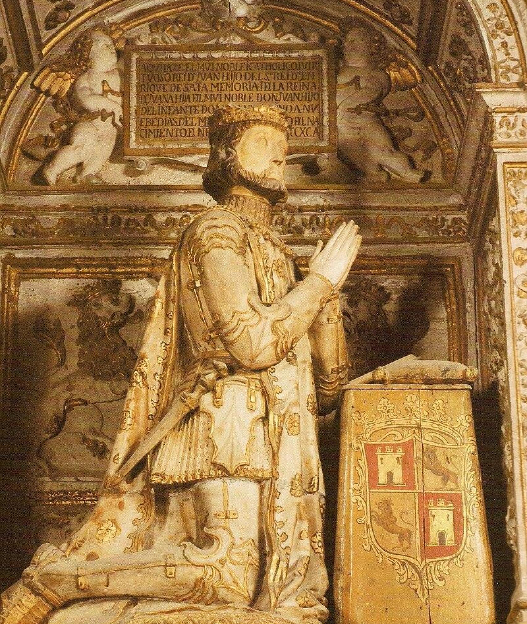 Sepulcro de Juan I de Castilla.