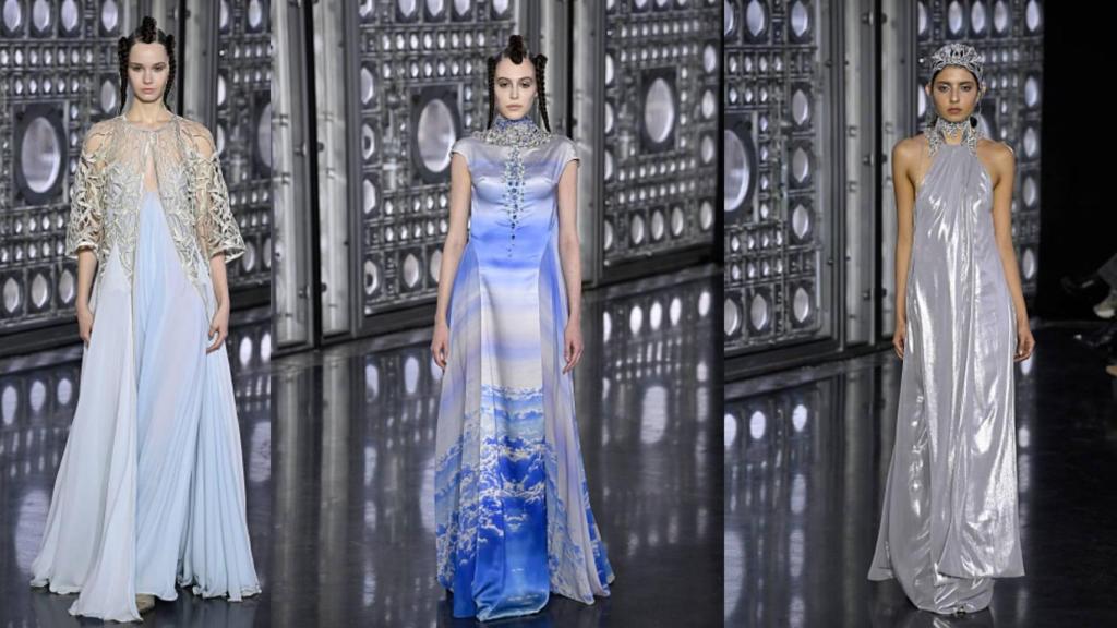 Siluetas del desfile de Maison Sara Chraibi.