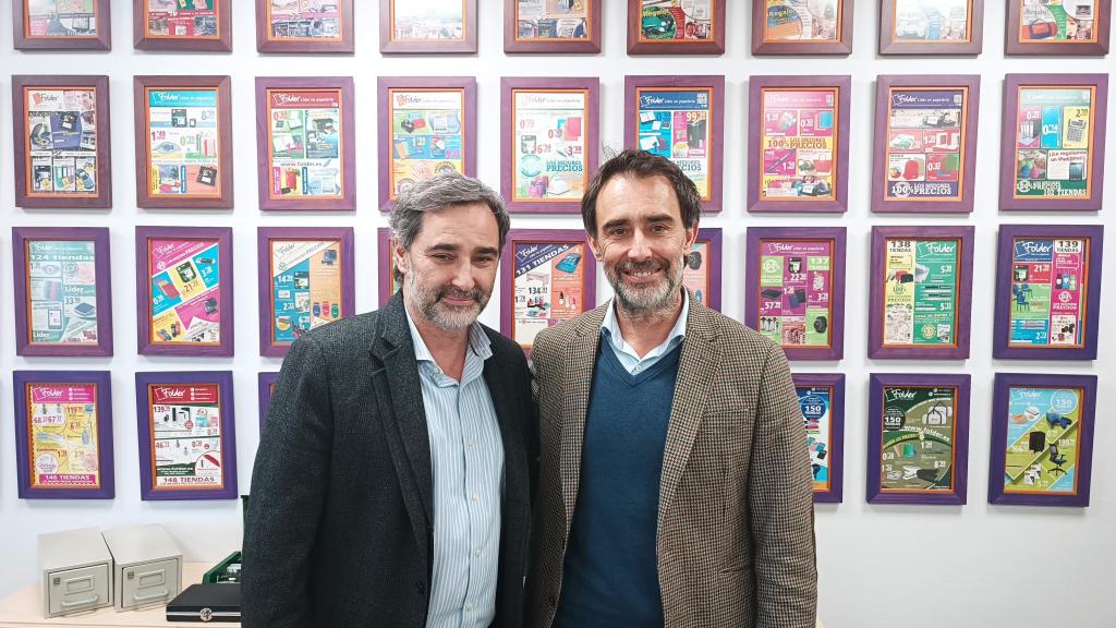 Los hermanos Robert (i.) y Óscar (d.) Iglesias, ejecutivos de Folder.