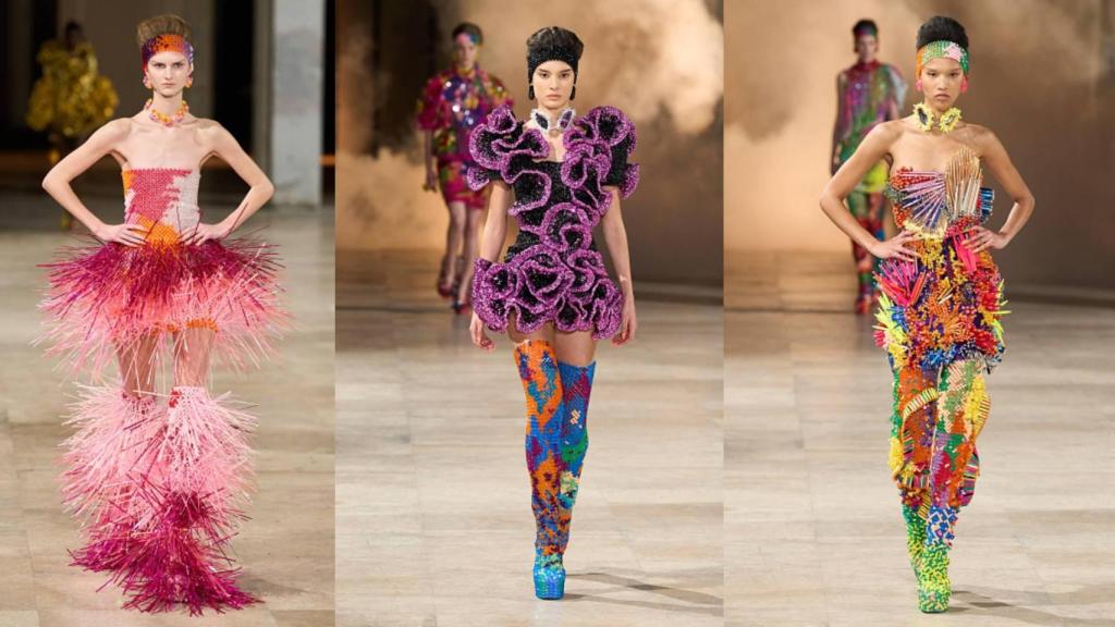 Siluetas del desfile de Germanier.