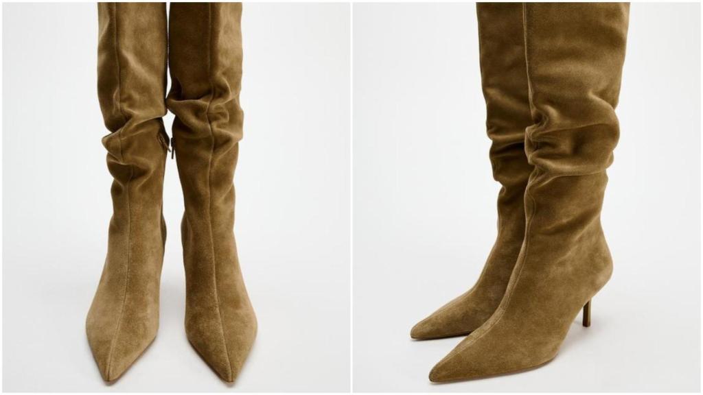 Botas slouchy de serraje. Ref: 2016/410/107