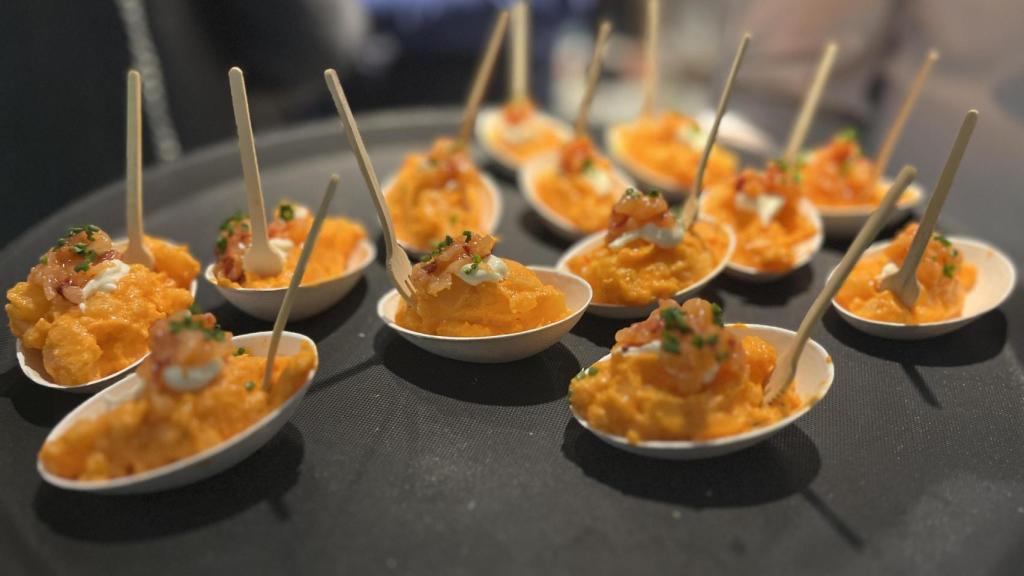 Fotografía de uno de los platos que se sirvieron en la inauguración del restaurante