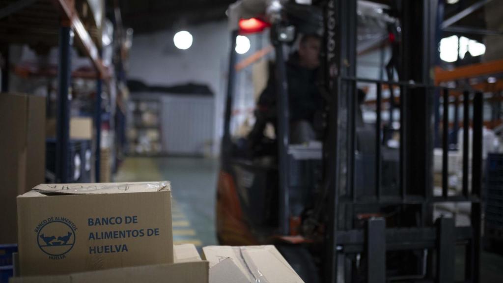 La situación del almacén del Banco de Aliemntos de Huelva es preocupante.