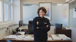 Montserrat de Pedro, Inspectora Jefe de la Policía Nacional y jefa de la Brigada de Patrimonio Histórico del cuerpo.