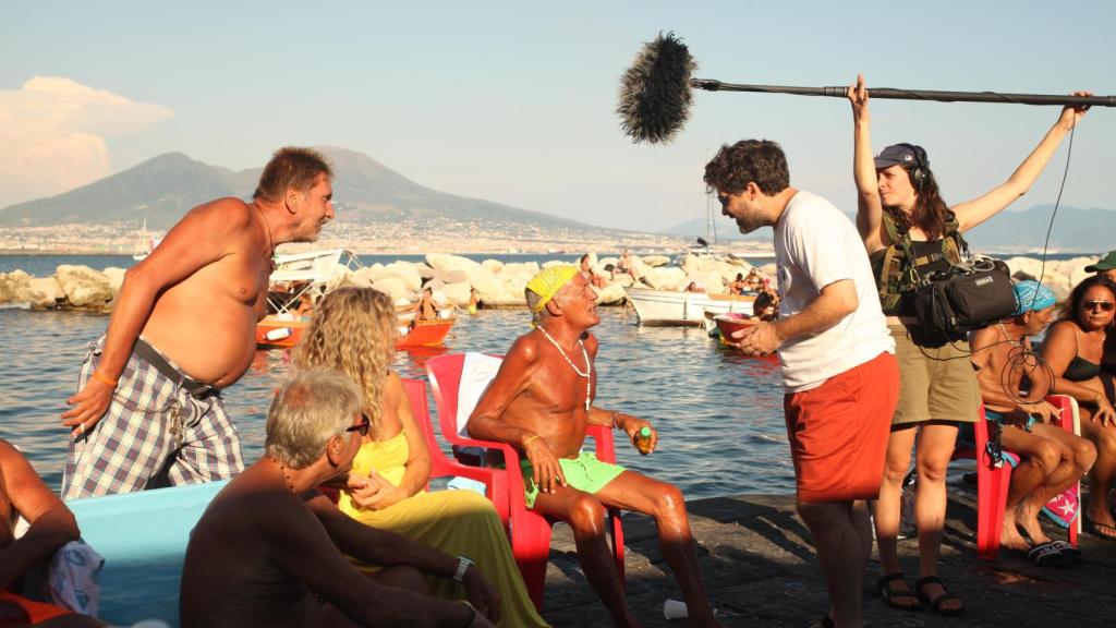 Pablo Maqueda en el rodaje de 'Caro Nanni'.