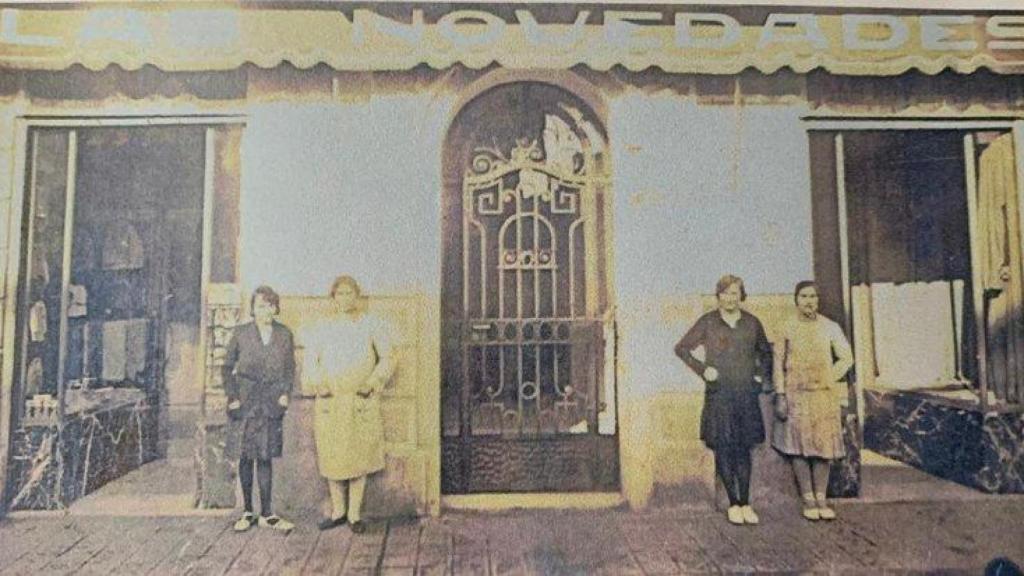 Mercería Las Novedades, el negocio de Paquita Marcet, abuela materna de Joaquim Gràcia.
