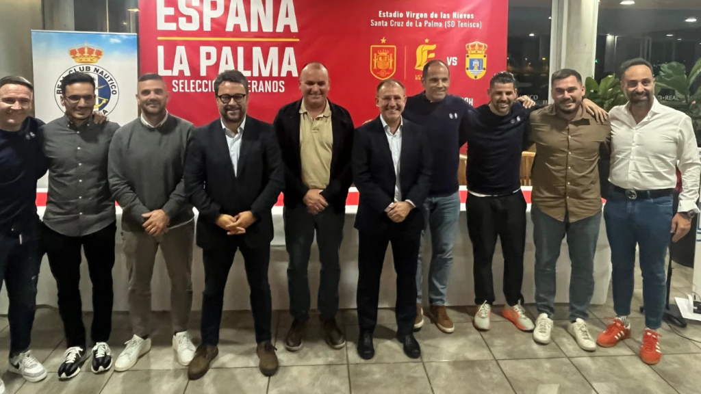 Presentación partido leyendas España en Palma.
