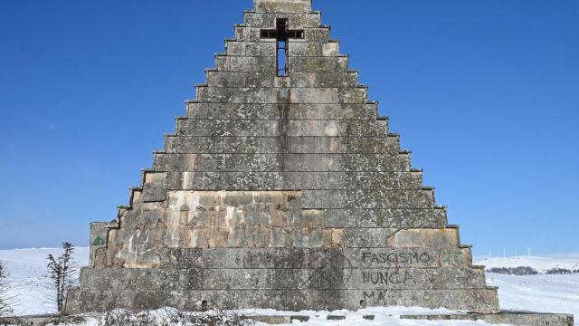 La Pirámide de los Italianos, en la provincia de Burgos