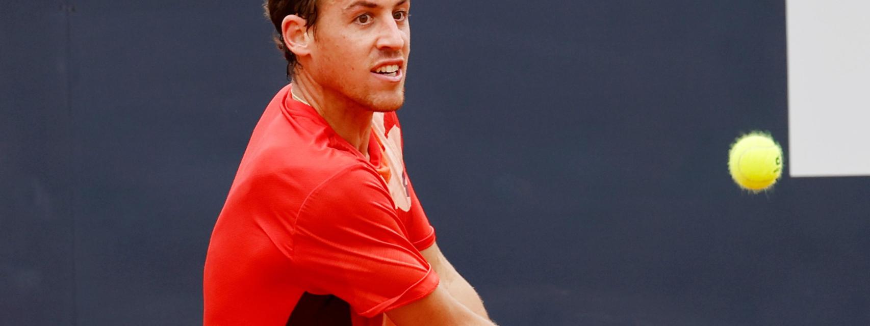 Roberto Carballés, durante un partido