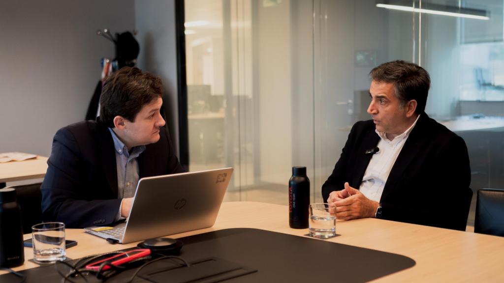 Un momento de la entrevista con EL ESPAÑOL.