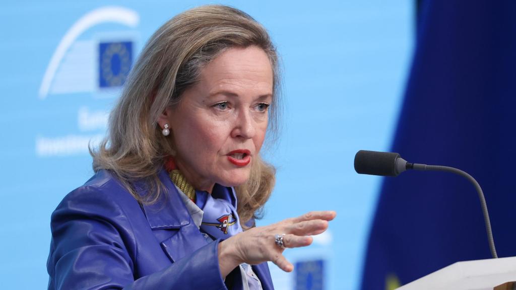 La presidenta del BEI, Nadia Calviño.