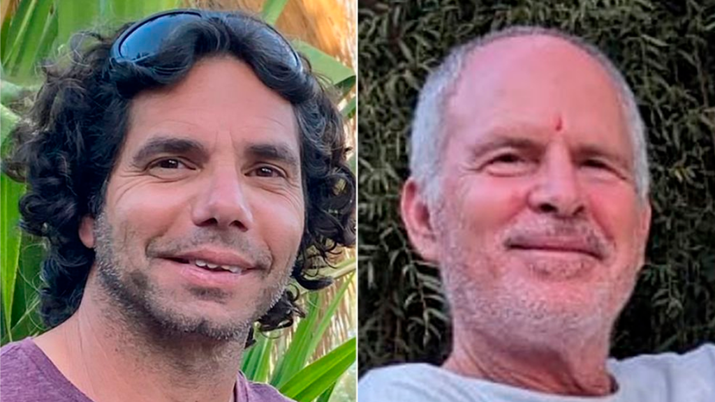 Ofer Calderon, Keith Siegel y Yarden Bibas.