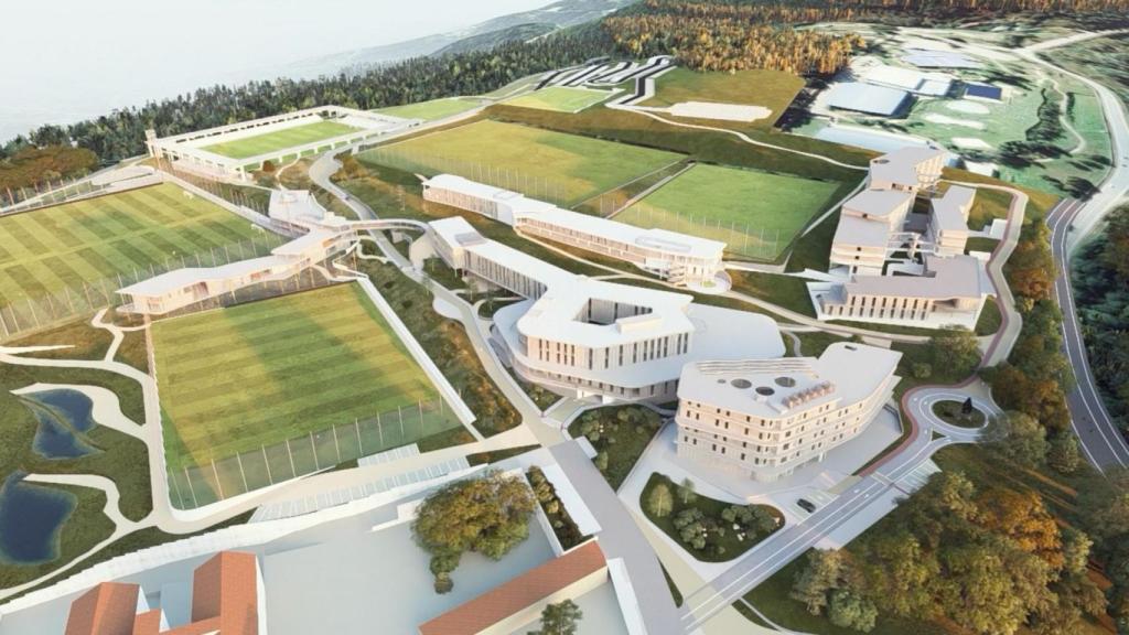 La futura Cidade Deportiva Afouteza del Celta de Vigo.