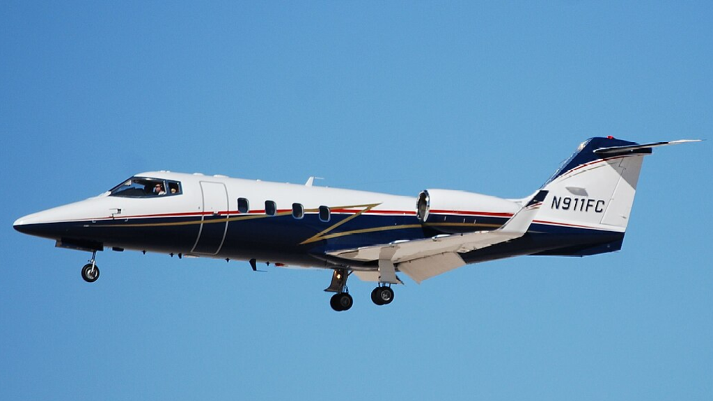 Learjet 55 de pasajeros