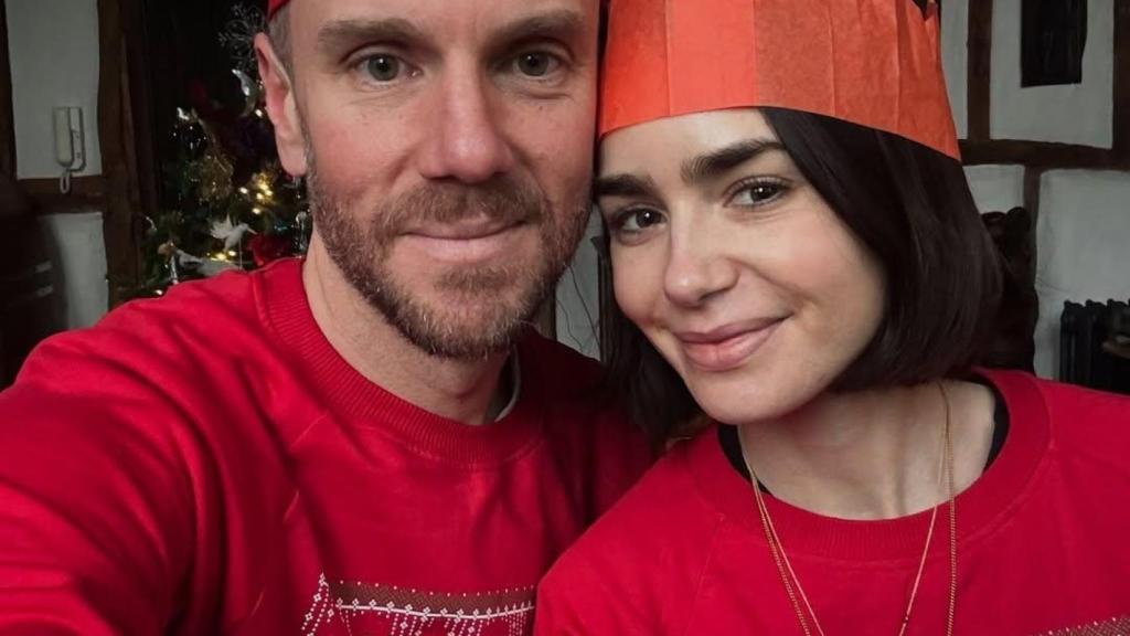 Lily Collins y su marido, Charle McDowell