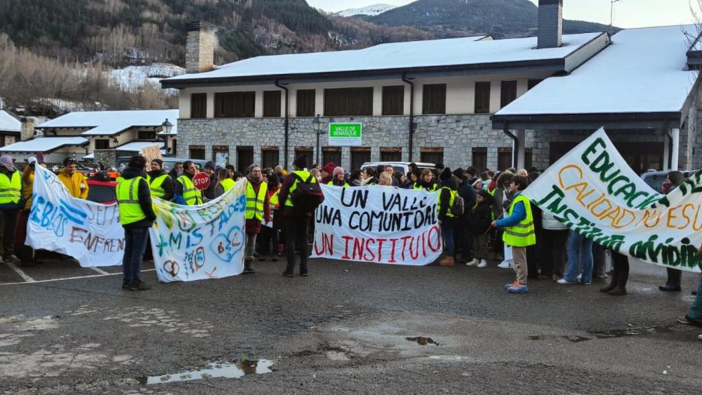Manifestación en Castejón.