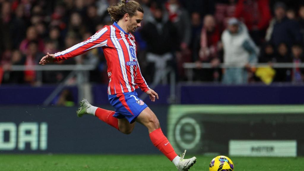 Momento del gol de Griezmann contra el Mallorca.