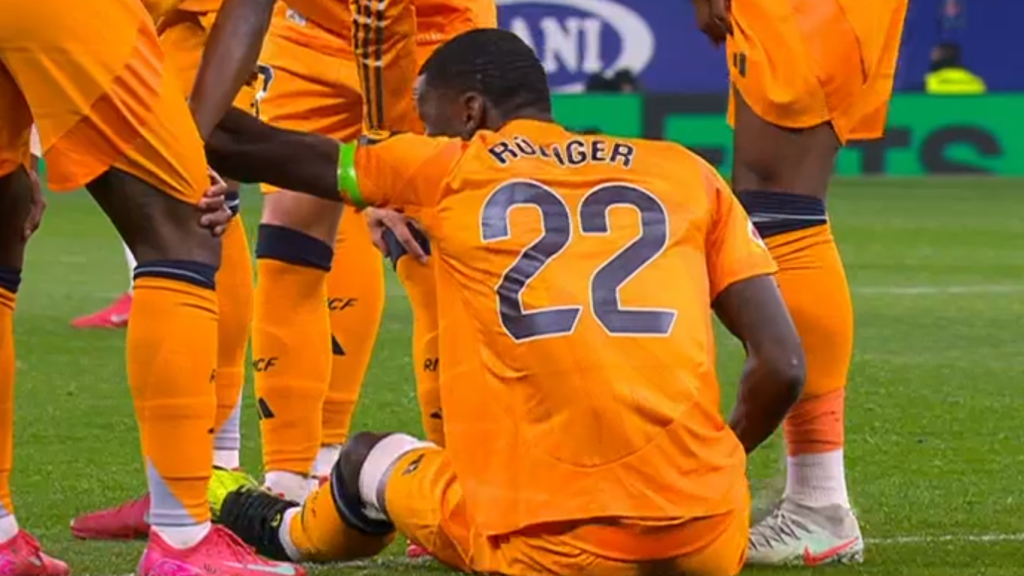 Rüdiger, lesionado.